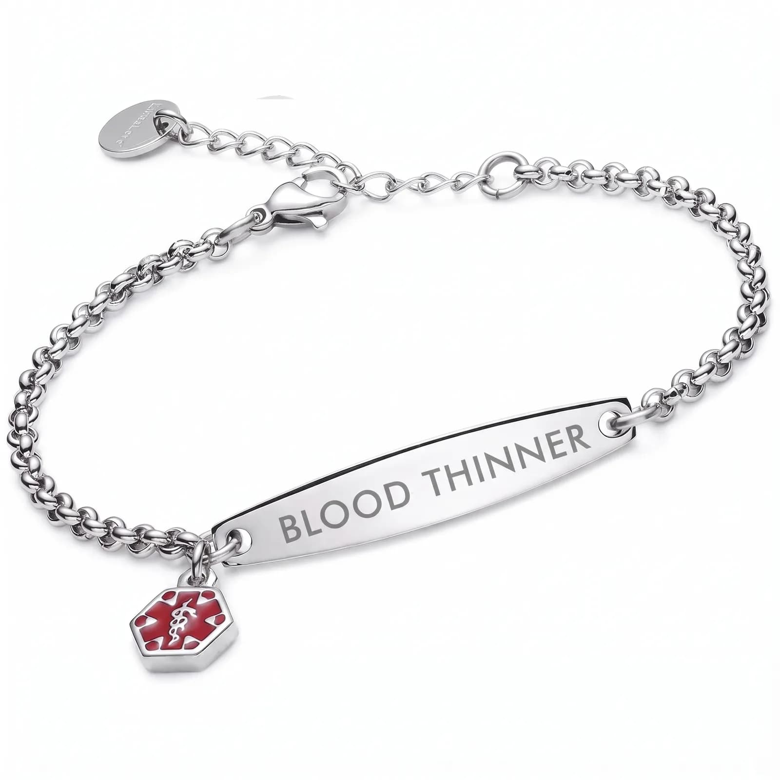 Women's Blood Thinner Medical Alert Bracelet