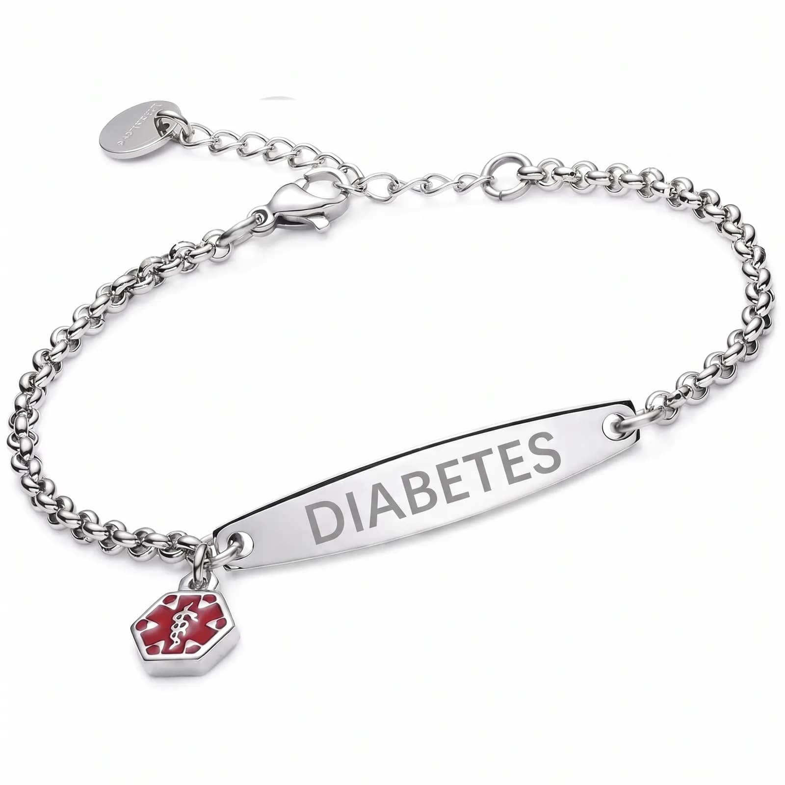 Women's Diabetes Medical Alert Bracelet